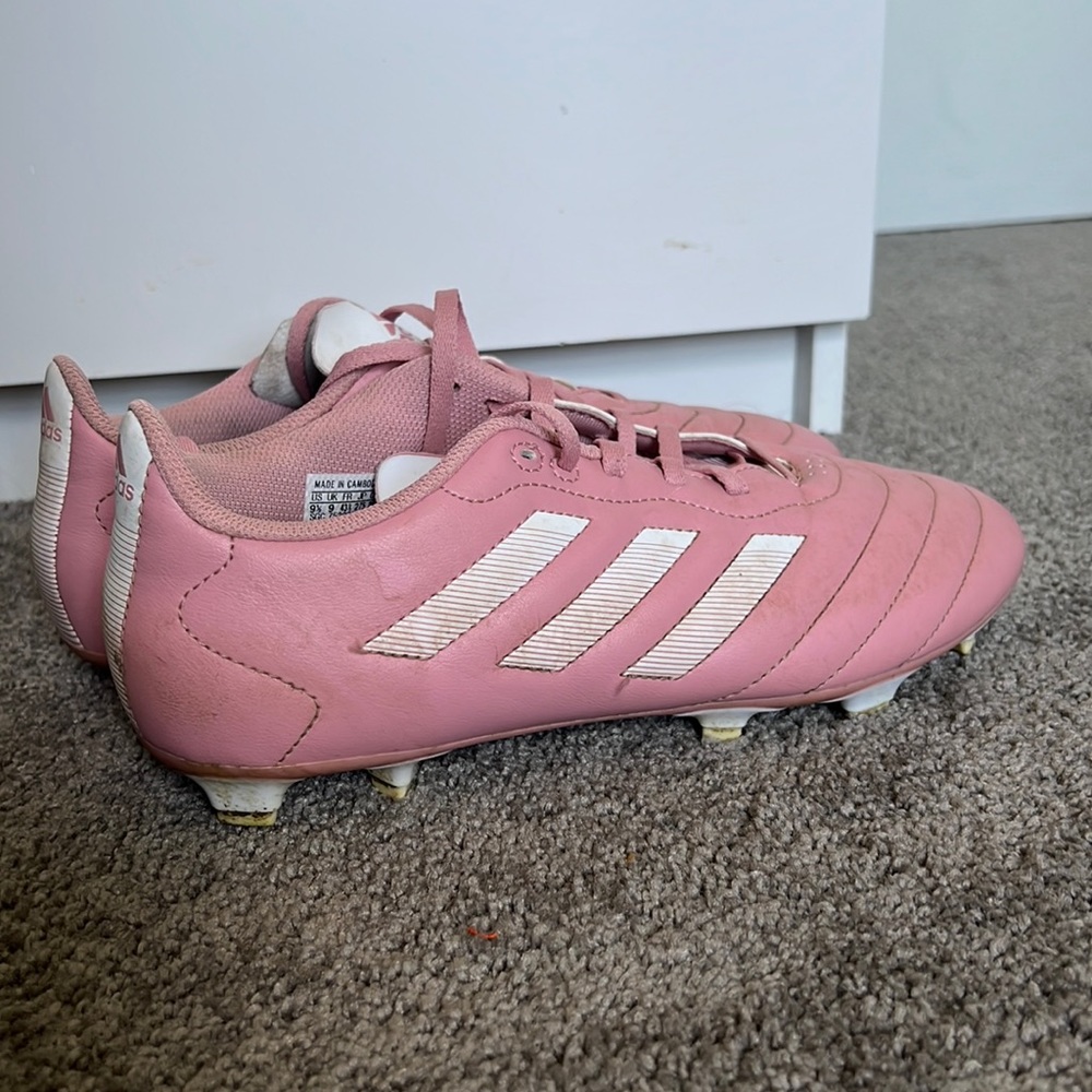 ADIDAS PINK CLEATS
